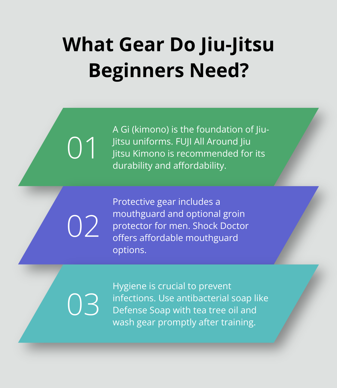 Infographic: What Gear Do Jiu-Jitsu Beginners Need?